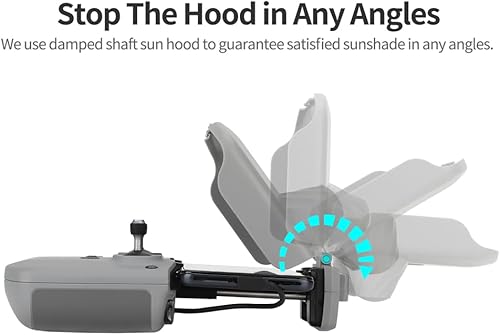 Miniatura 3 de BTG DJI RC-N1 N2 N3 Controlador Protector Cubierta y Sunhood para DJI Flip NEO Mini 4 3 Pro Mavic 3 Mavic Air 3S 2S Control remoto Accesorios