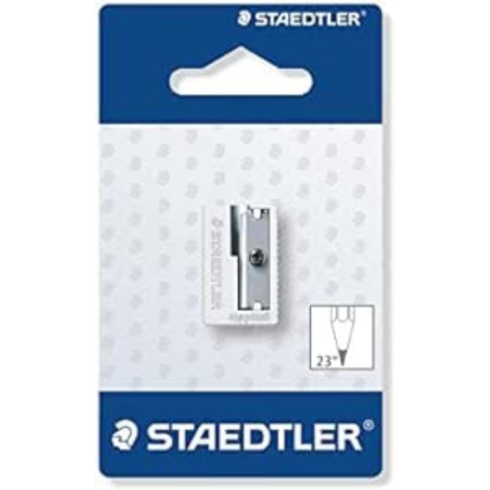 STAEDTLER 510 10 BK1 Metal Sharpener Single Hole for Standard-Sized blacklead Pencils-picture-30