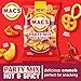 Mac's Hot & Spicy Pork Skins Party Mix - Hot & Spicy Flavored Chicharrones Pork Rinds - Party Snack - 4oz (9-Pack Party Mix)
