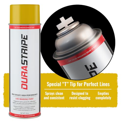 Image of Athletic Field Marking Paint - (CASE) 12 /18 Ounce Cans. The Most durable line marking paint available! Several colors to choose from. (Vanderbilt Gold)