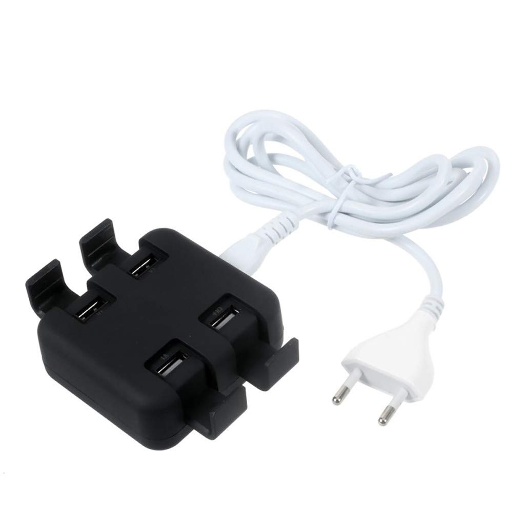 New USB Port Smart Quick Charge Travel Charger with Holder Function for Smartphones & Tablets USB Hub - Set of 1