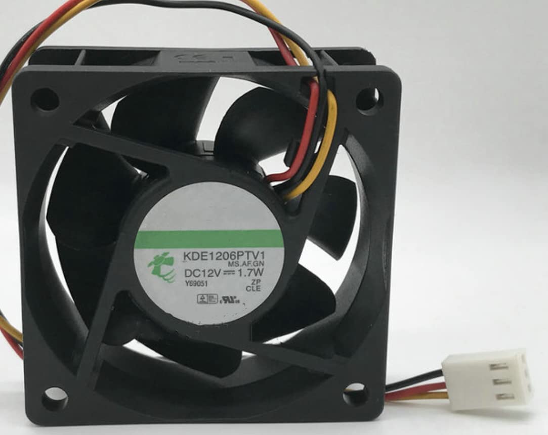 Amazon.com: KDE1206PTV1 12V 1.7W 6CM 6025 Cooling Fan 60X60X25mm ...