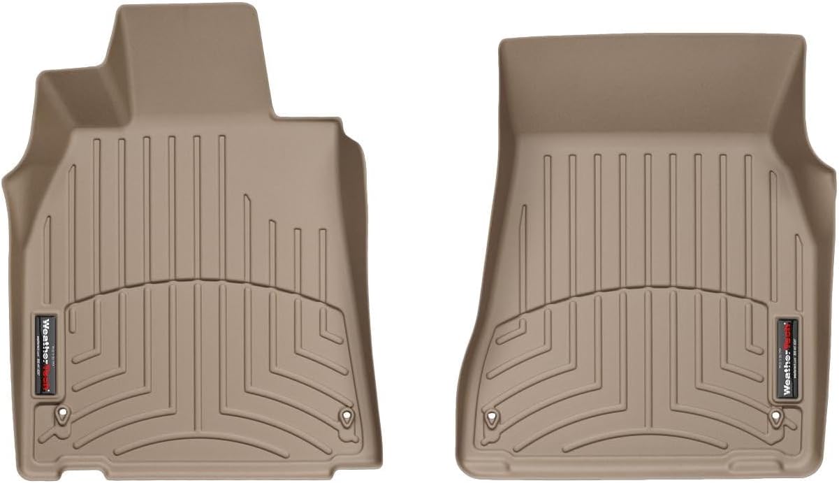 WeatherTech Custom Fit FloorLiners for Lexus LS, LS, 1st Row (452071), Tan