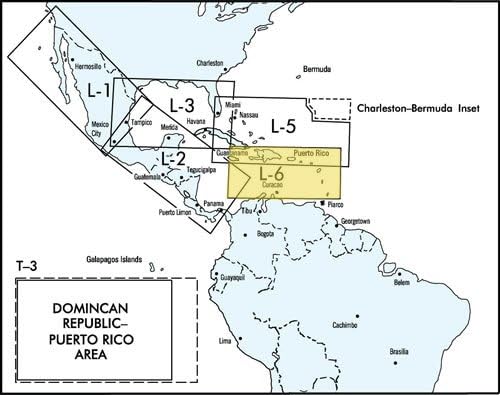 FAA Chart: Enroute Low Altitude Caribbean 5/6 ELCB5 miniatura 2