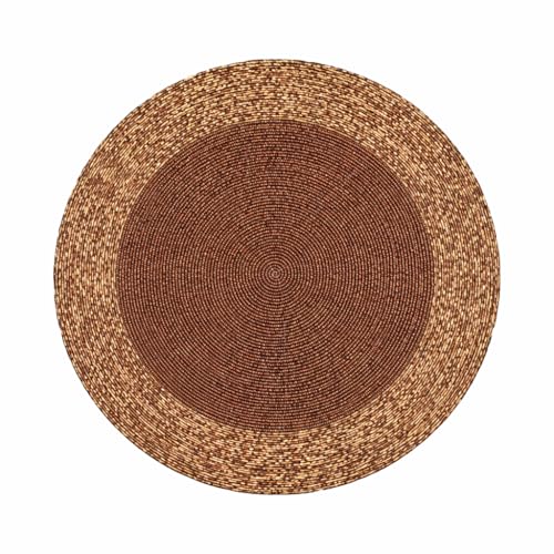 Beaded Charger placemats Set of 4, 13 Inch Round Decorative Table Mats