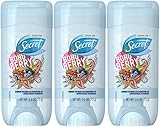 Secret Scent Expressions Antiperspirant Deodorant, Clear Gel, Boho Berry, 2.6 Ounce (Pack of 3)