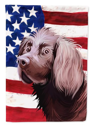 German Longhaired Pointer grand drapeau en toile de qualité supérieure Caroline's Treasures