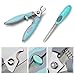 TC JOY Dog Nail Clippers Trimmer - Nail File Set Safe at Home Grooming - Razor Sharp Blades, Safety Lock & Non-Slip Handles - Ideal Small Medium Large Breeds, Light Blue
