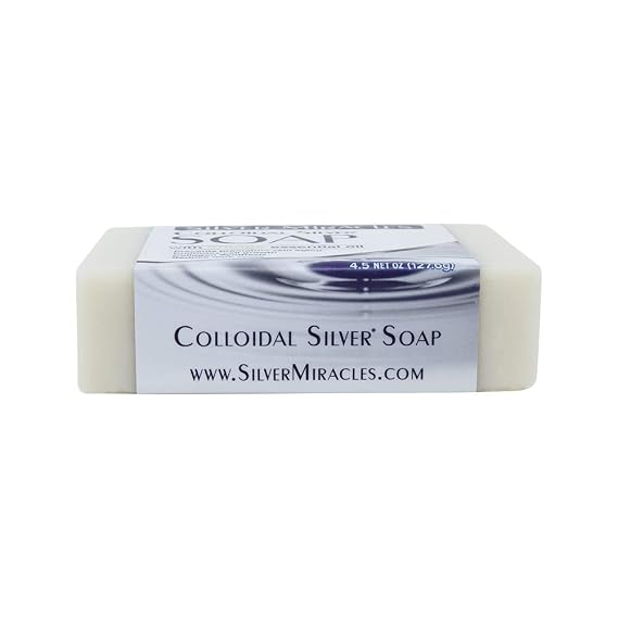 Silver Miracles Colloidal Silver Soap Scented With Natural Orange