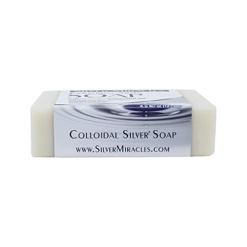 Silver Miracles Colloidal Silver Soap Scented With Natural Orange