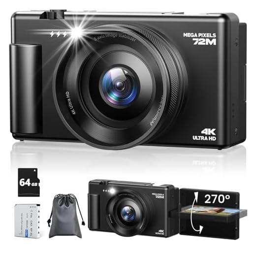 4K Digital Camera with Autofocus Functionality