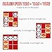 HUKUMA 16 Pcs Tic TAC Toe, Fieltro Tres en Raya Imagen de HUKUMA 16 Pcs Tic TAC Toe, Fieltro Tres en Raya