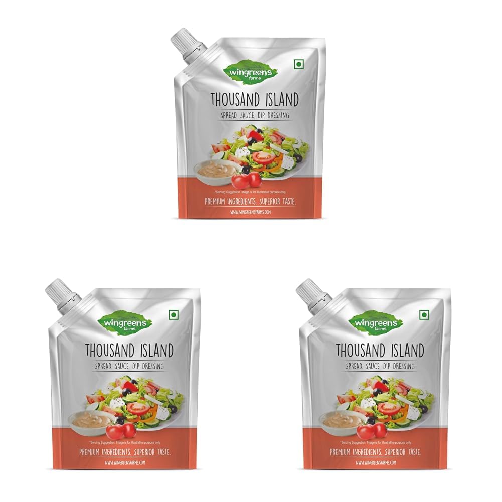 Wingreens Farms Thousand Island Nozzle Pack, 180 g / 200g (Weight May Vary) (Pack of 3) (B0D5D842L9) Amazon Price History, Amazon Price Tracker