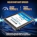 INLAND Platinum 2TB SSD TLC 3D NAND SATA III 6Gb/s 2.5 Inch Internal Solid State Drive, Upgrade Desktop PC or Laptop Memory and Storage