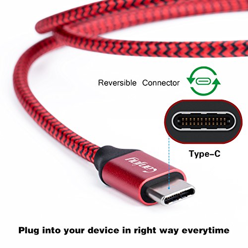 Canjoy Usb Type C Cable, 5 Pack 10Ft Usb Type C Fast Charger Cord Compatible Samsung Galaxy S10 S10+ S9 S8 Plus Note 8 Note 9, Moto X4/Z2/G6, Google Pixel Xl 2Xl 3Xl C, Nexus 5X 6P, Lg G5 G6 V20 V30 #TOP1