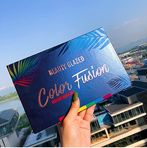 Beauty Glazed 39 Colors Eyeshadow Powder Palette Glitter Shiny Golden Eyeshadow Highly Pigmented Shimmer & Matte Metallic Waterproof Smooth Powder Natural Brilliant Eye Makeup Palettes