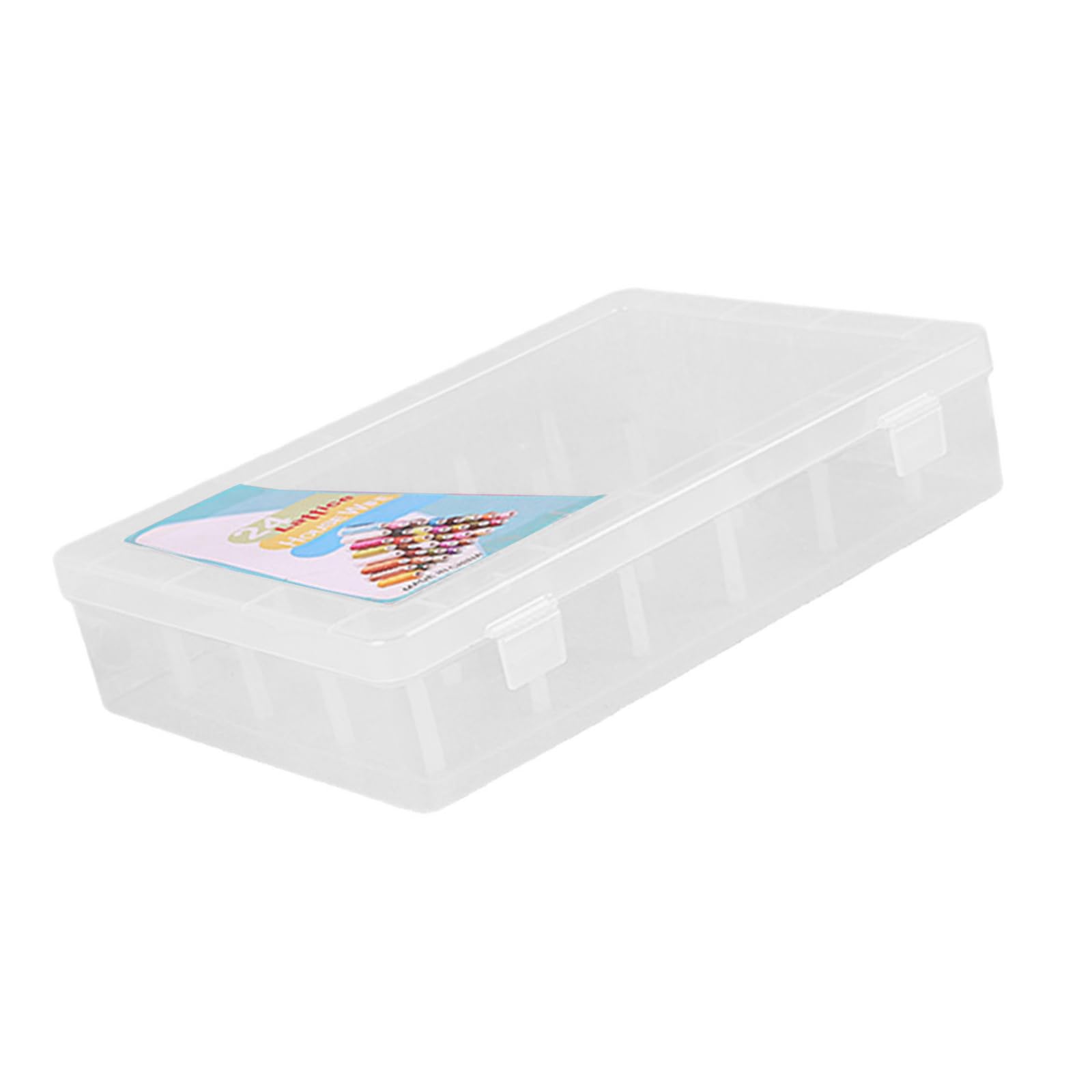 Buxuaaaa 42 Spools Clear Thread Case Thread Bobbin Storage Box Spool Storage Container Embroidery Sewing Organizers Sewing