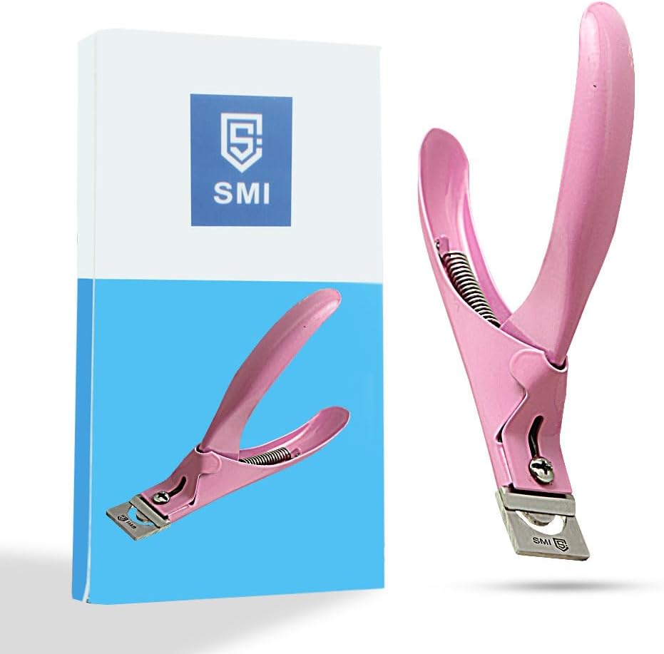 Acryl Nagelknipper Roze Tip Cutter Tipsnijder Voor Valse UV Gel Kunstmatige Nagels Manicure Nagelknipper Kunstnagels Natuurlijke Nagels Roestvrij Staal