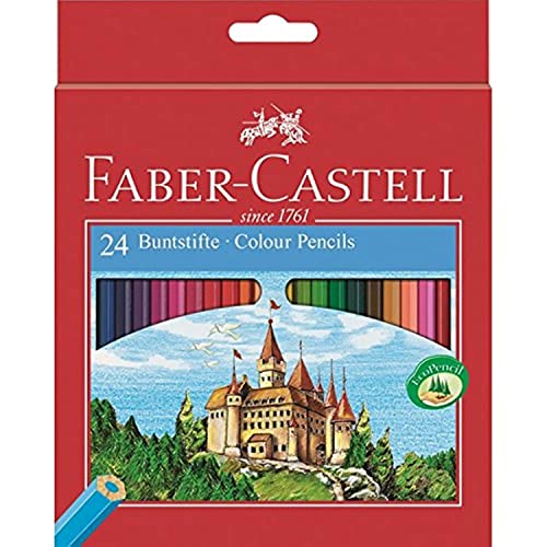 Preisvergleich Produktbild Faber Castell 24 Buntstifte, Mehrfarbig