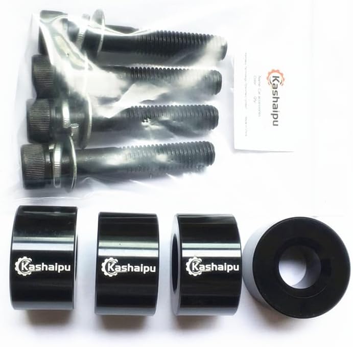 Car/Truck Seat Rise Spacer Lift Heighten Rise Raise Driver/Passenger Seats Fits for Kia Hyundai Korea/Japan Car Models (+2cm 2pcs not 4pcs, Black)