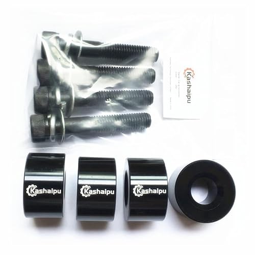 kashaipu Car/Truck Seat Rise Spacer Lift Heighten Rise Raise Driver/Passenger Seats Fits for Kia Hyundai Korea/Japan Car Models (+2cm 2pcs not 4pcs, Black)