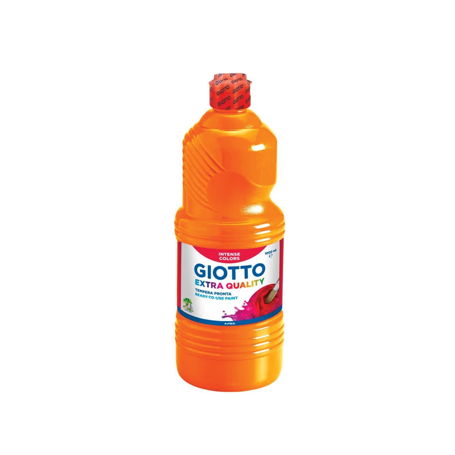 Giotto 533405 Tempera Pronta, 1000 ml, Arancio