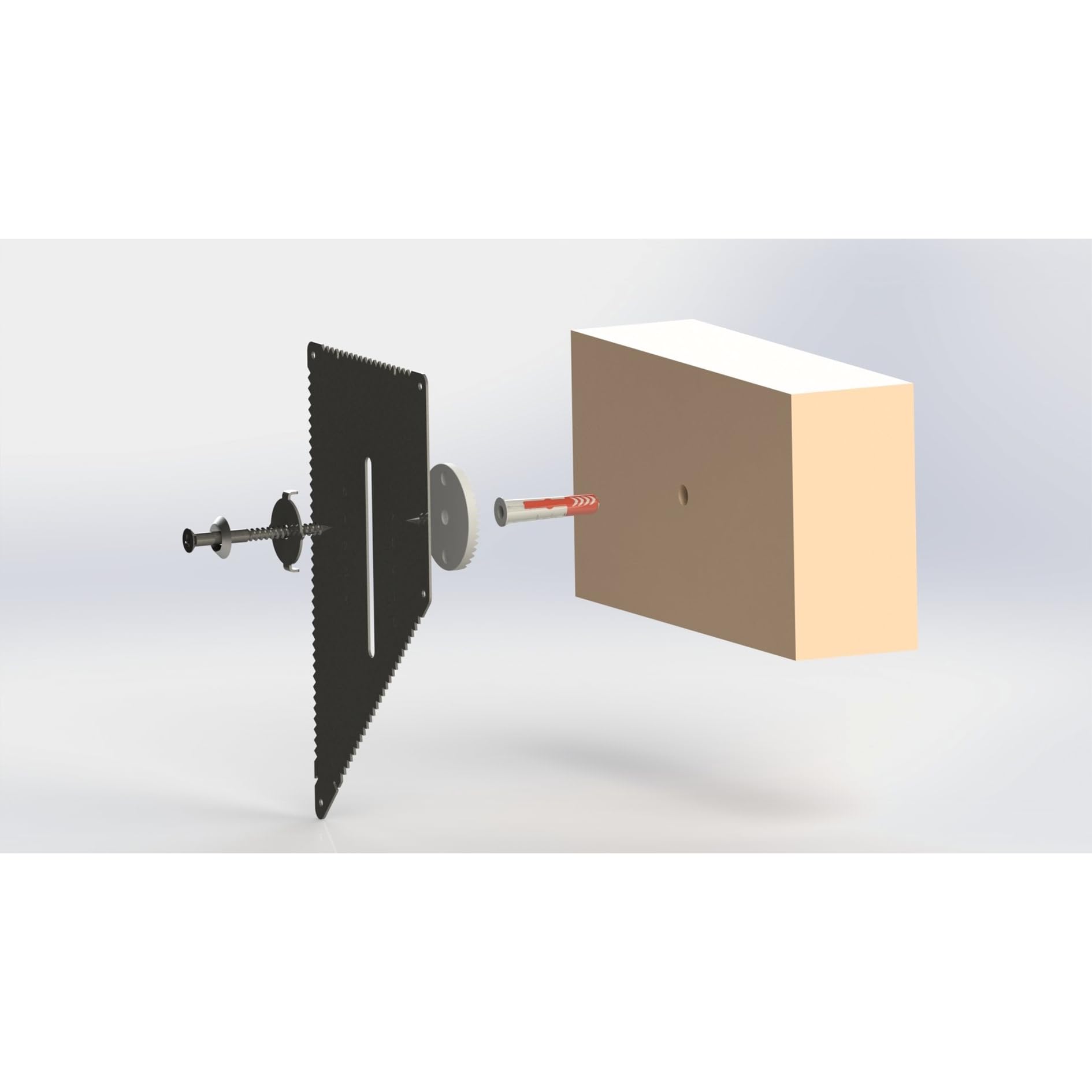 Bildaufhänger - 15x Basic | Ideal für kleine bis mittlere Bilder bis 7,5 kg | Nachträglich flexibel ausrichtbar | Für nahezu alle handelsüblichen Rahmen & Bilder, 5er Bundle