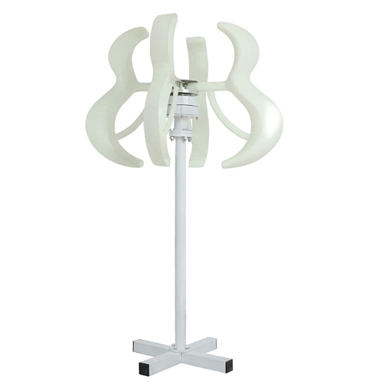 5000W Vertical Wind Power Turbine Generator,DC 12V/24V/48V Wind Turbine Generator Kit Blades White Gourd Style with Charge Controller for Power Supplementation Waterproof