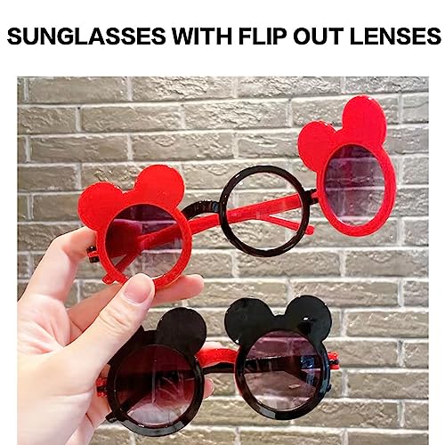 Kids Sunglasses，2 Pack Girls Sunglasses for Summer Beach Pool Birthday Makeup Party Stuffers3