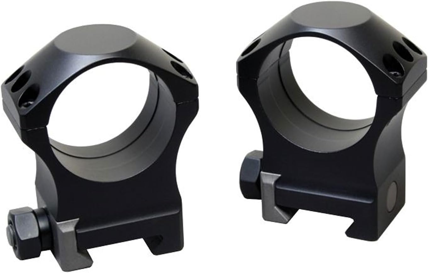 Nightforce X-Treme Duty Ultralite 30mm 4-Screw Hard Anodized Aluminum Gun Scope Rings Mounts - Set of 2
