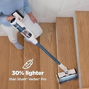 Shark Clean & Empty Cordless Stick Vacuum, 40-Min Runtime, Blue, BU3523 — photo 3 of 6