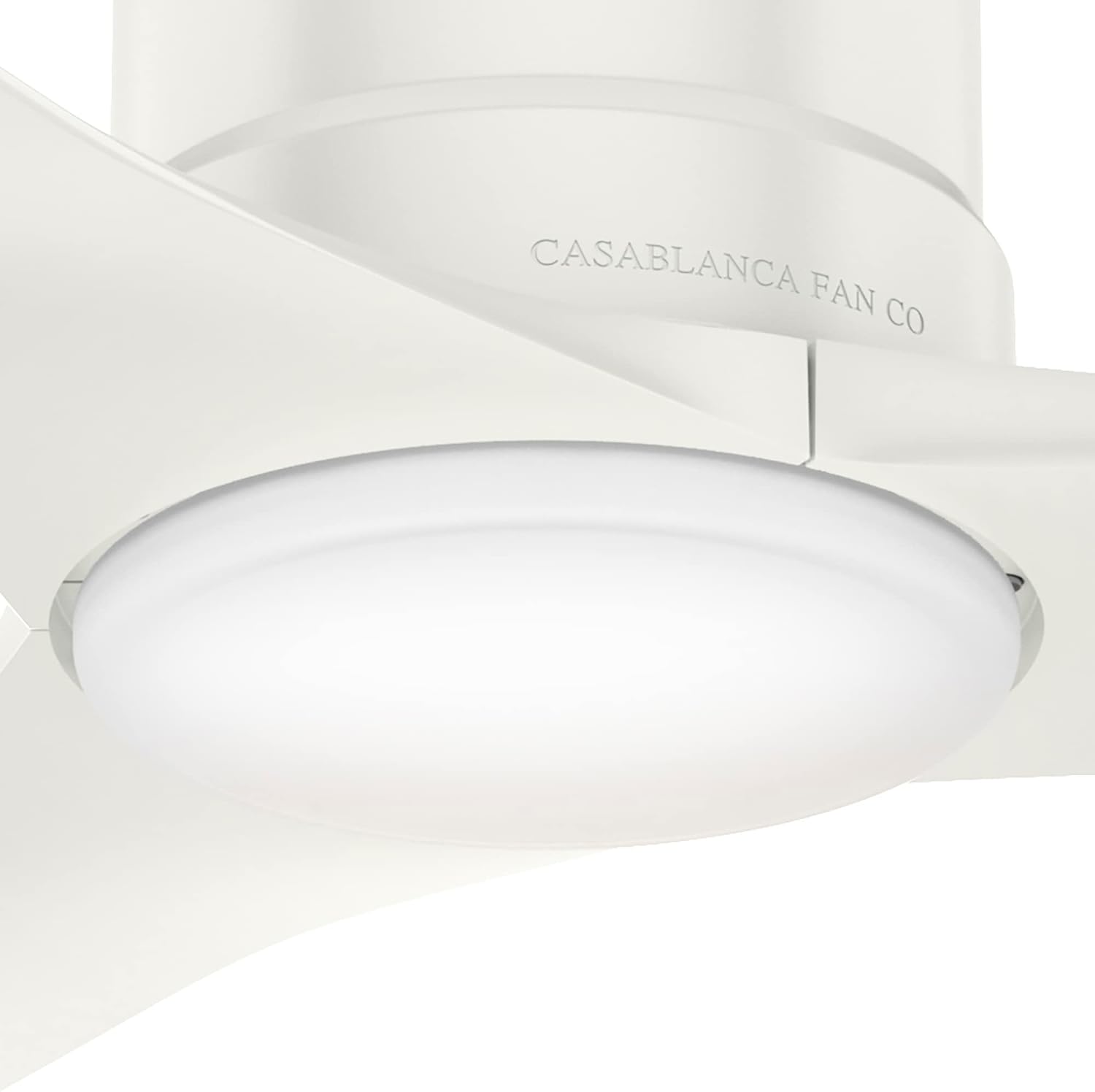 Casablanca Fan 52 Inch Casual Fresh White Finish Outdoor Ceiling Fan With LED Light Kit and Remote Control (Renewed)