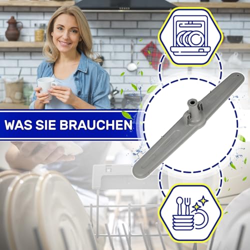 Geschirrspüler Sprüharm Unten mit dem Originalcode 1515200100 1515200200 für Beko für Blomberg C00312999 für Indesit 481236068823 für Whirlpool – Garantie 10 Jahre - MONTERAL