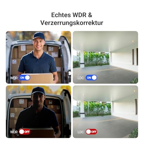 EZVIZ CP8 Akku Türklingel Video Doorbell mit 3K 5MP Kamera und Chime – Ansicht 5