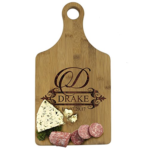 Custom Engraved and Personalized Cheese Bamboo Cutting Board