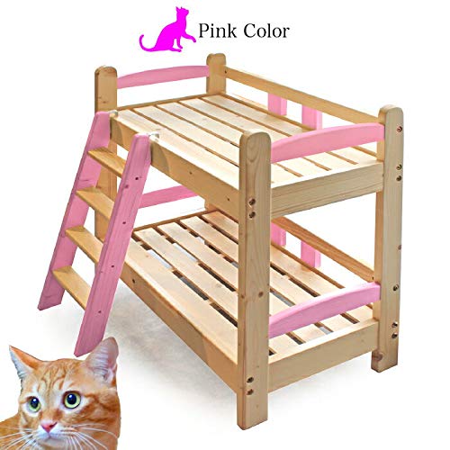 ハンドメイド 猫ちゃん ワンチャン ペット用 2段ベッド