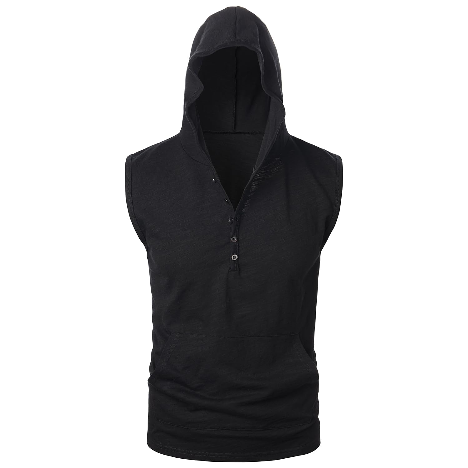 Camiseta sin mangas para hombre, sin mangas, para gimnasio, entrenamiento, verano, capucha, muscle