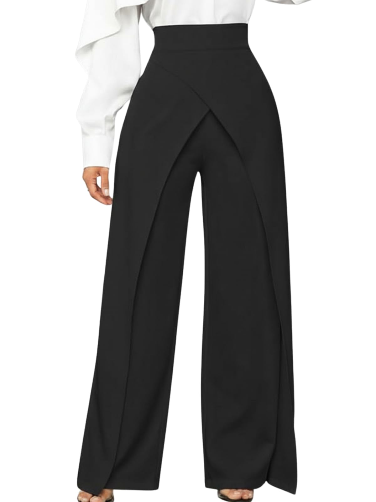 greciilooks High-Waist Black Trouser for Women | Korean Women's Office wear Trousers-picture-53