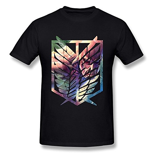 Phyllis Odelia Men's T Shirts Attack On Titan Black Medium