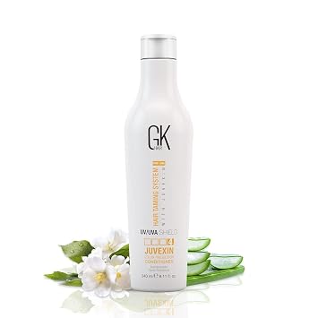 GK Hair Moisturizing Shampoo and Conditioner 300ml with Cashmere 50ml and Color Shield Conditioner 240ml