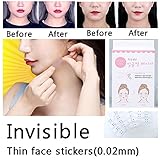 Cutelove Face Lifting Patch Invisible Artifact Sticker Lift Chin Thin Face Adhesive Tape Make-up Face Lift Tools 40PCS/Box