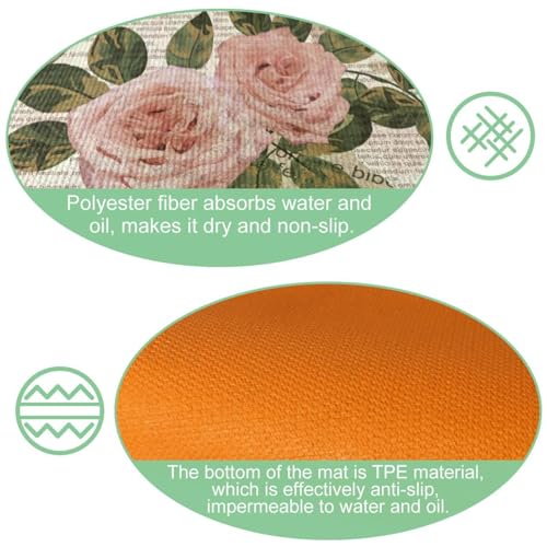 Alfombrillas de cocina lavables y antideslizantes para evitar salpicaduras 6