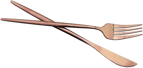 Miniatura 6 de JASHII - Juego de cubiertos de acero inoxidable de 20 piezas para 4, elegante acabado de espejo pulido con reloj de arena, ideal para el hogar,