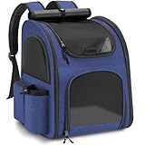Sac à Dos Chat Chien, Charge Maximale 10kg Sac Transport Chat Chien, Sac a Dos pour Chiens...