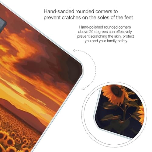 Báscula digital GHEPSDW con diseño Sunset y vidrio templado miniatura 4