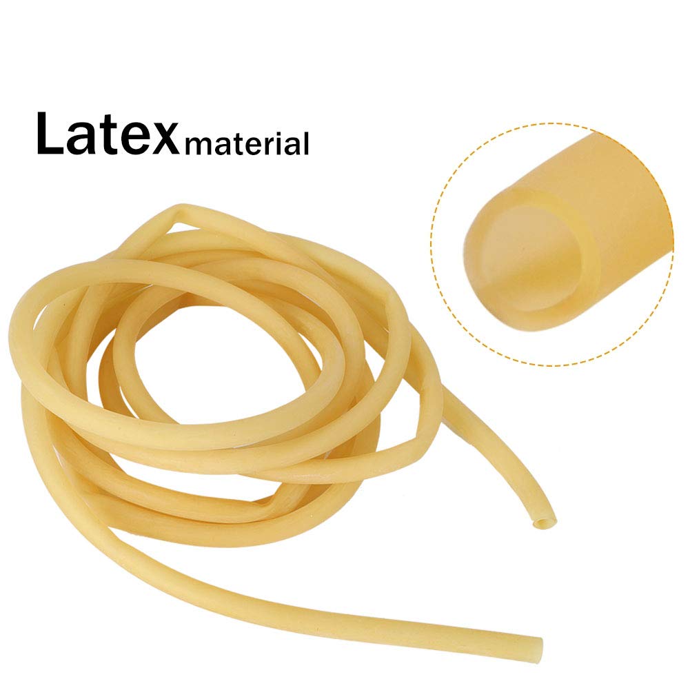10M Elastische Gummischlauch Naturlatex Schleudergummiband Gummiband