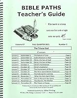 Bible Paths Sunday School Lessons Teacher's Guide Fall 2021 1643384120 Book Cover