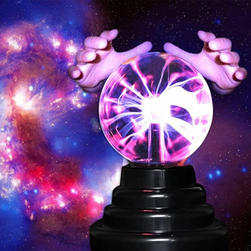 Vetro Magic Plasma Ball Light Table Lights Lampada da Notte a Sfera Touch Sensitive Glowing