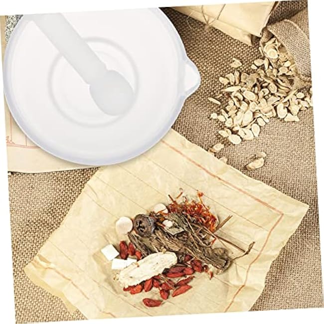 PRETYZOOM Household Glass for Crushing Garlic Spices and Herbs Safe and Easy to Use for Kitchen and Home Cooking Versatile Seasoning Tool