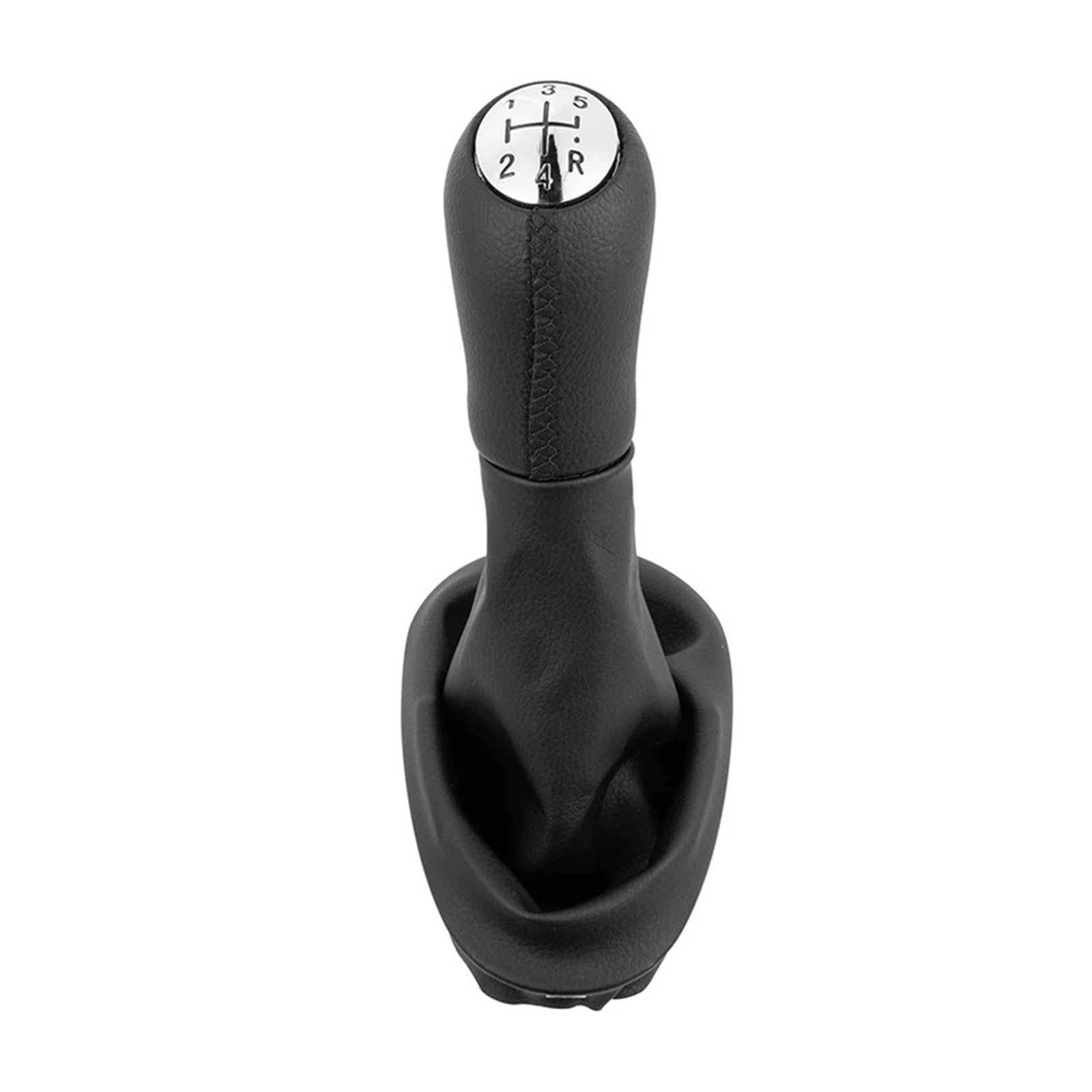 Qmtvfsrh Plastic Suit Car Gear Shift Knob 5 Speed Gear Shift Knob With Leather Boot For Clio Ii Iii Megane Ii Scenic Ii Kangoo 2001-2009 Manual Shifter Lever(Plastic Suit)